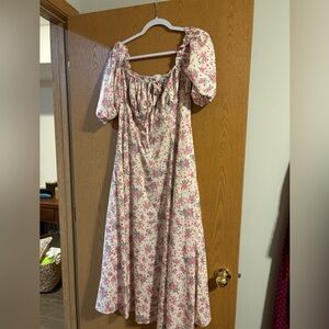 Floral Milkmaid Dress